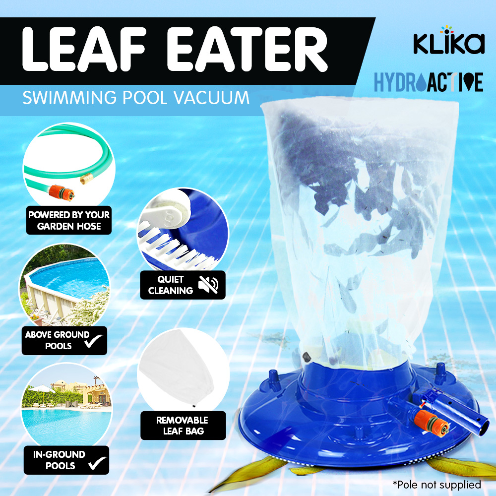 SWIMMING POOL LEAF EATER CLEANER ABOVE BELOW GROUND CATCHER VACUUM