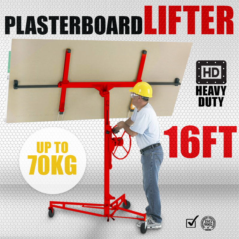 16 ft HEAVY DUTY PLASTERBOARD DRYWALL LIFTER PLASTER PANEL LIFT HOIST